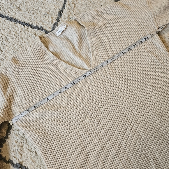 The Reset R Label The V Neck Wool Cashmere Sweater Xl - Picture 3 of 5